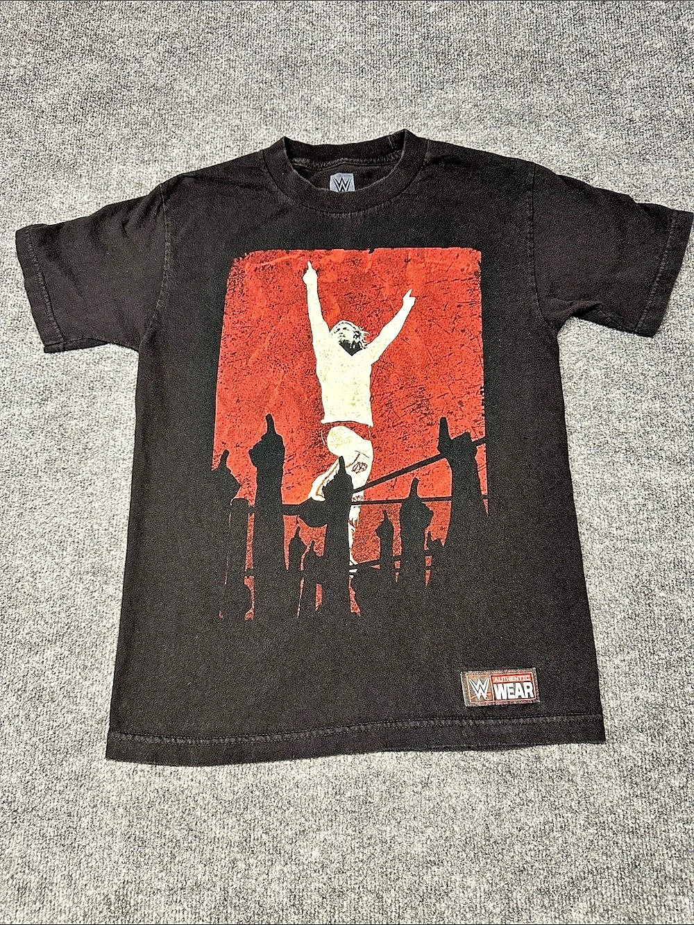 WWE Authentic Wear graphic tee Graphic Tee in Black & Red